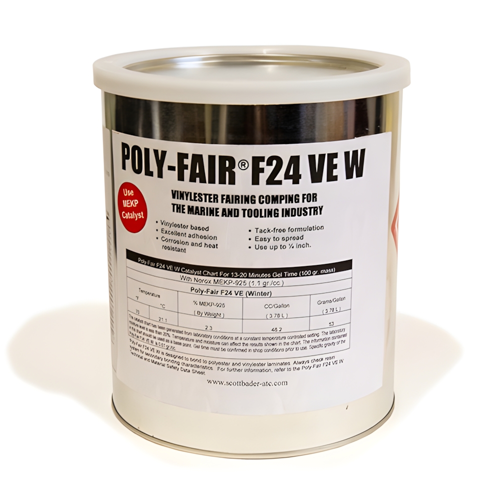 PolyFair F24 Fairing Compound VEW 2 KG tin (approx 5 L)