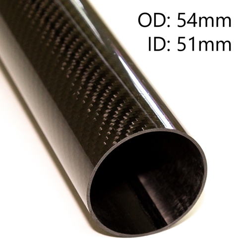 Carbon Fibre Tube 54mm - 51mm