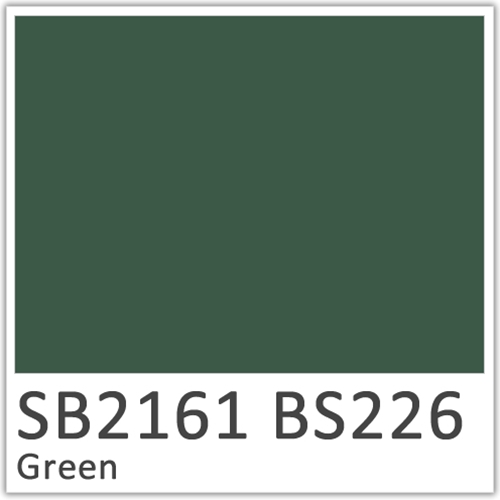 Green SB 2161 Polyester Flowcoat (BS226)