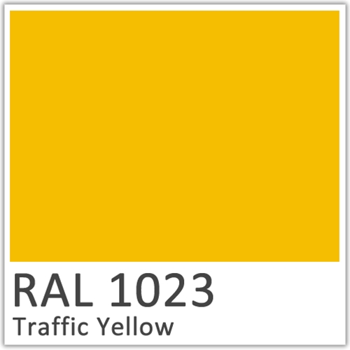 RAL 1023 Traffic Yellow Spray Polyester Flowcoat GT-900