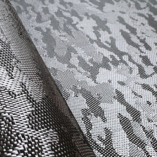Camoflage Pattern Carbon Fibre Cloth - 245g 1250mm wide