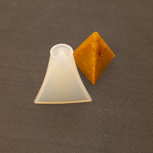 Silicone Mould - 60x60x60mm Triangular Pyramid