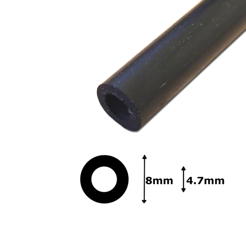 Carbon fibre Tube - 8mm x 4.7mm