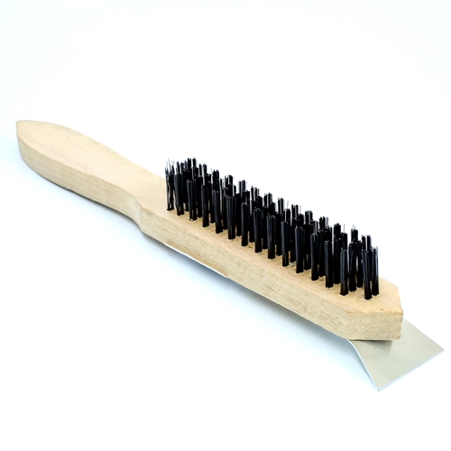 Heavy duty clearance wire brush