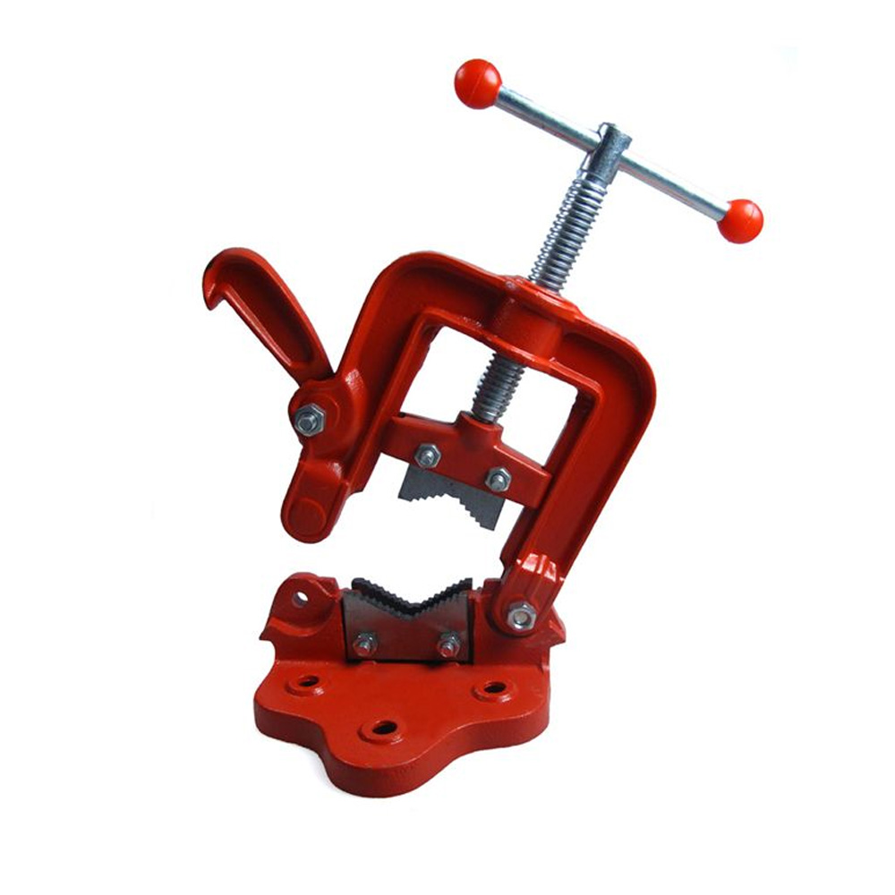 Pipe Vice Using Hinged Pipe Vice