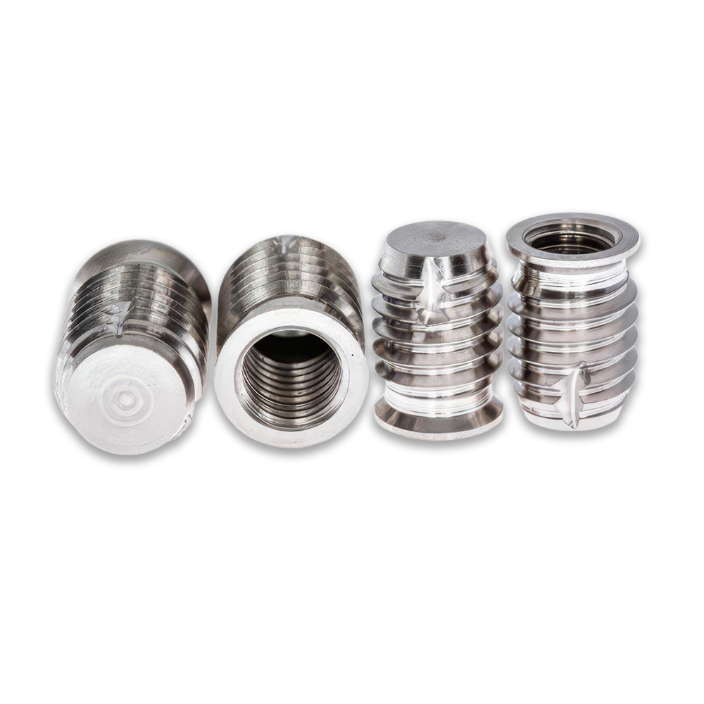 Threaded Insert Tapping A4 Stainless Steel Blind Self-Tapping Threaded Inserts - M8 x 15mm
