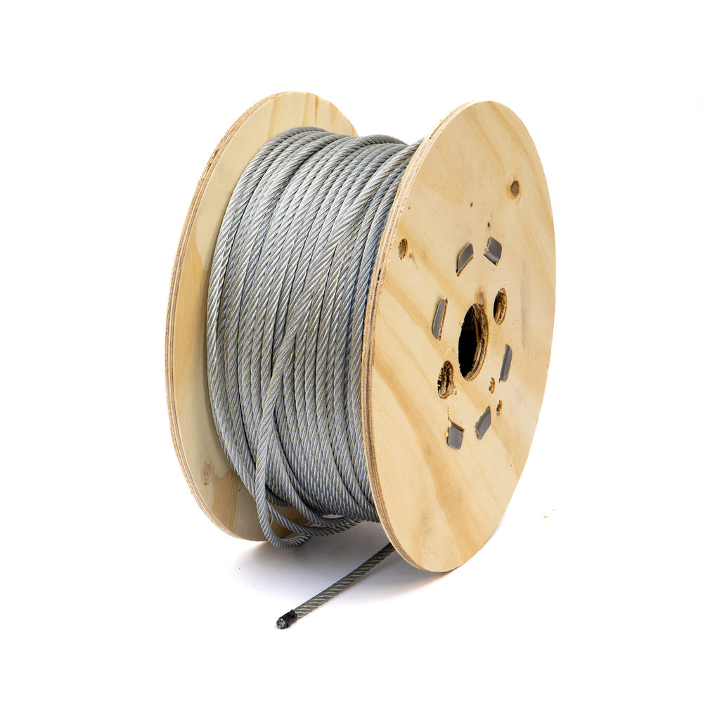 7×19 Galvanised Steel Wire Rope – 5mm